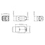 Goobay Keystone Module RJ45 CAT 6A, STP, Slim-Line