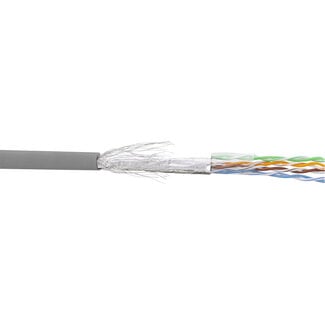 InLine® InLine® Patchkabel Cat.5e, S-FTP, AWG26, CCA, PVC, 100m, grijs