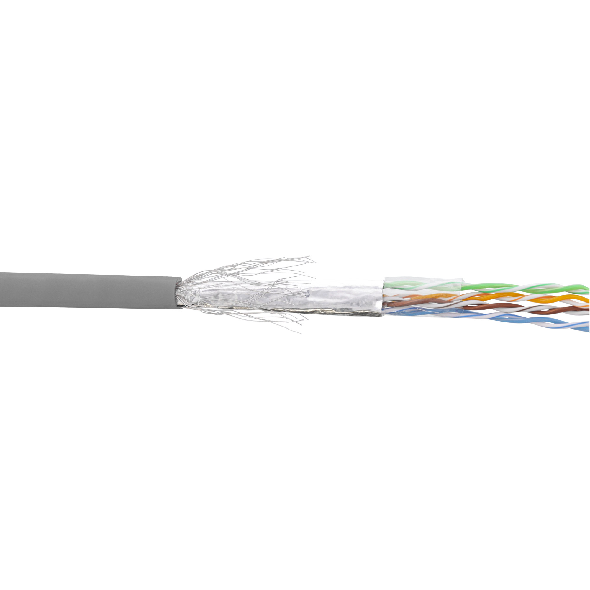 InLine COS Cable Desk Patch Cable TP Cat5e SFTP 100m Roll. Lengte snoer: 100 m