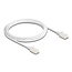 Delock RJ45 Network Cable Cat.6A plug to plug with robust latch for industrial use U/UTP Slim 2 m white