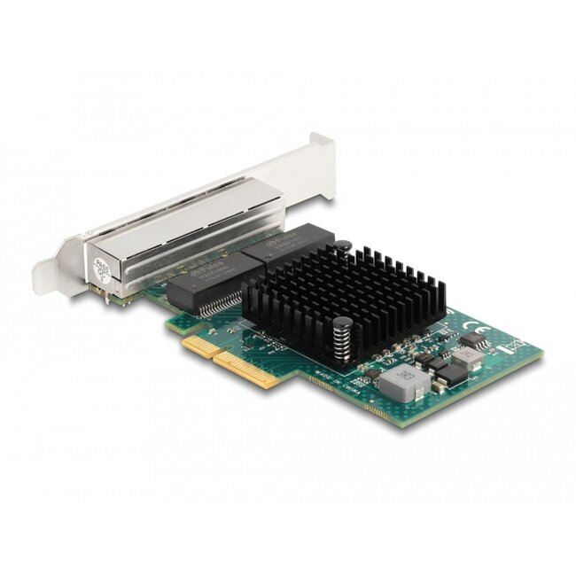 Delock PCI Express x4 Card to 4 x RJ45 Gigabit LAN BCM