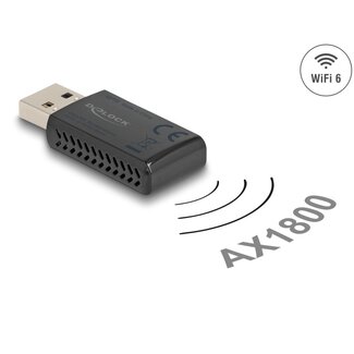 DeLOCK Delock Wi-Fi 6 Dual Band WLAN USB Stick AX1800 (1201 + 574 Mbps)