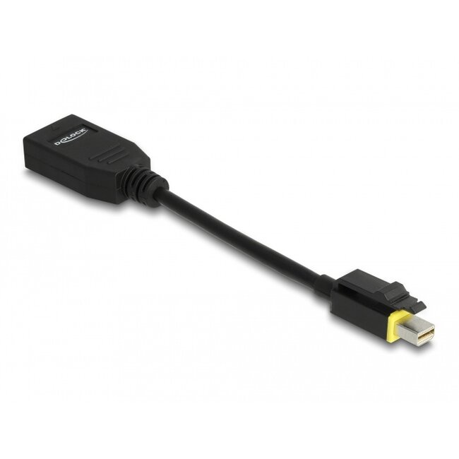 Delock Mini DisplayPort 1.4 to DisplayPort adapter with latch 8K 60 Hz
