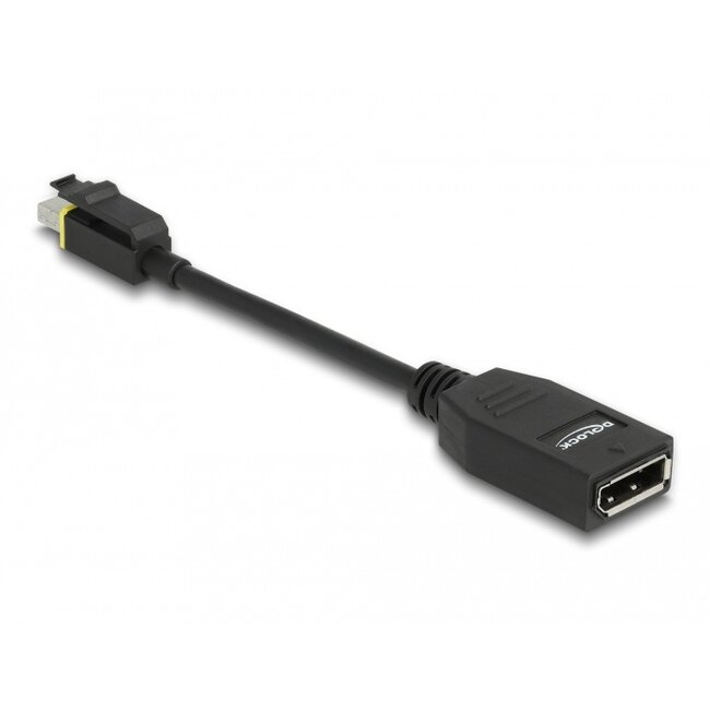 Delock Mini DisplayPort 1.4 to DisplayPort adapter with latch 8K 60 Hz