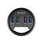 Delock 4 Port In-Desk Hub with 4 x SuperSpeed USB Type-A Port