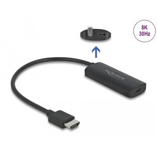 DeLOCK Delock Adapter HDMI-A male to USB Type-C™ female (DP Alt Mode) 8K