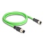 Delock M12 Cable A-coded 8 pin male to female PUR (TPU) 1 m