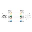Delock M12 Cable A-coded 8 pin male to female PUR (TPU) 1 m