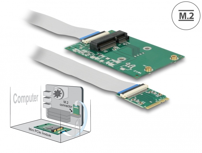 DeLOCK 62848 Intern M.2 interfacekaart/-adapter