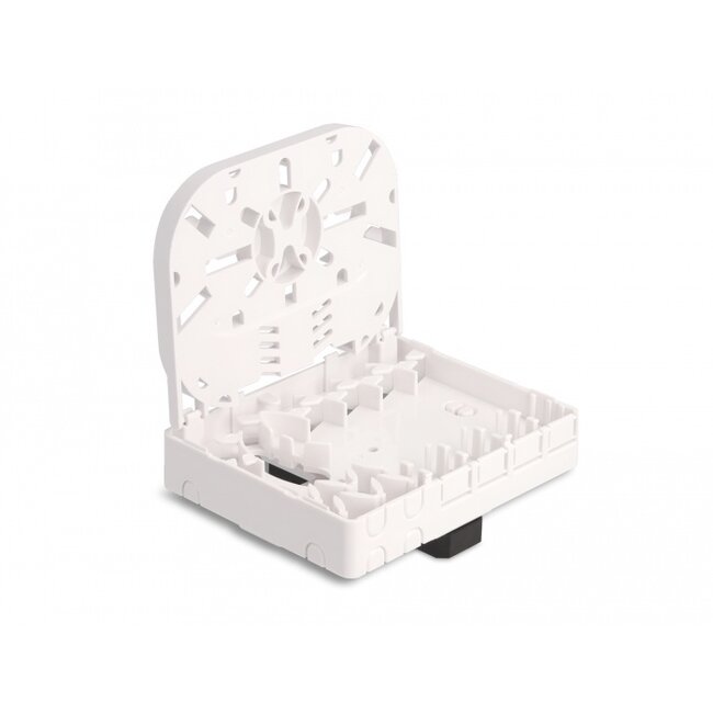 Delock Optical Fiber Connection Box for DIN Rail 4 x SC Simplex or LC Duplex white