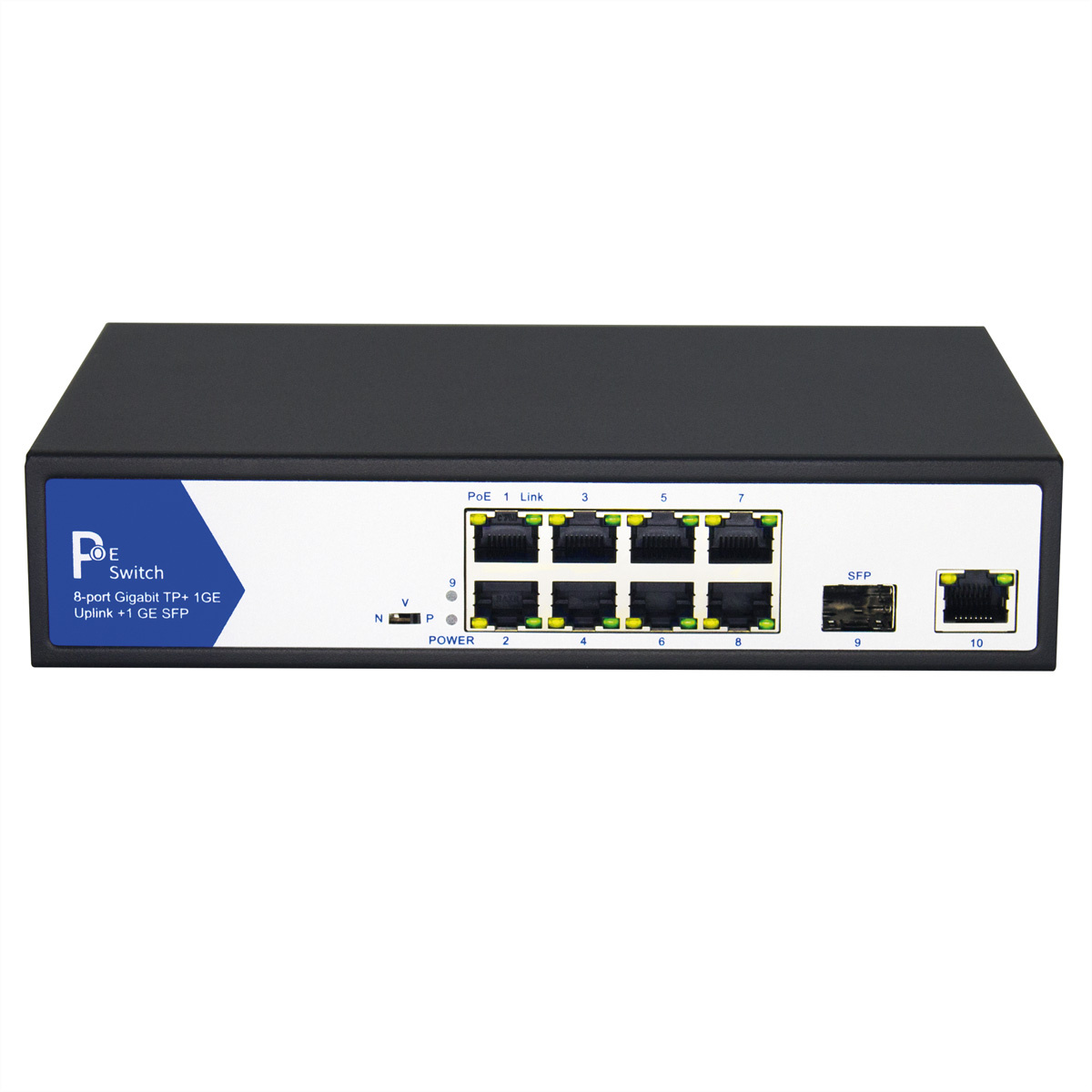 Roline Value 21.99.1193. Type basis-switching RJ-45 Ethernet-poorten: Gigabit Ethernet (10/100/1000), Aantal basis-switching RJ-45 Ethernet-poorten: 9