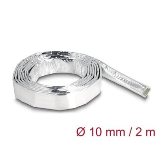 DeLOCK Delock Cable Sleeve made of glass fiber and aluminium 2 m x 10 mm