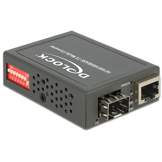 DeLOCK Delock Media Converter 10/100/1000Base-T to SFP compact