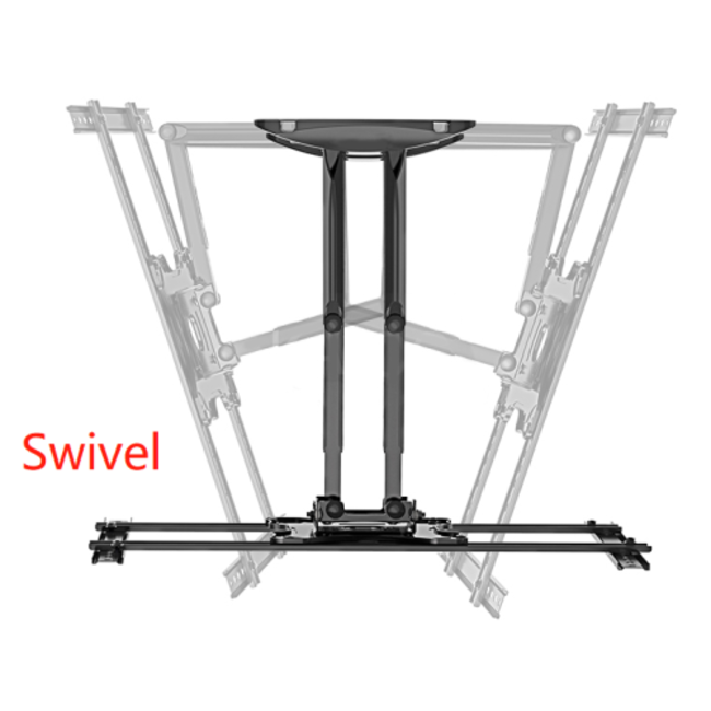 Draaibare full-motion TV muurbeugel 40'-80' max