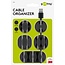 Goobay Cable Management Set, Black