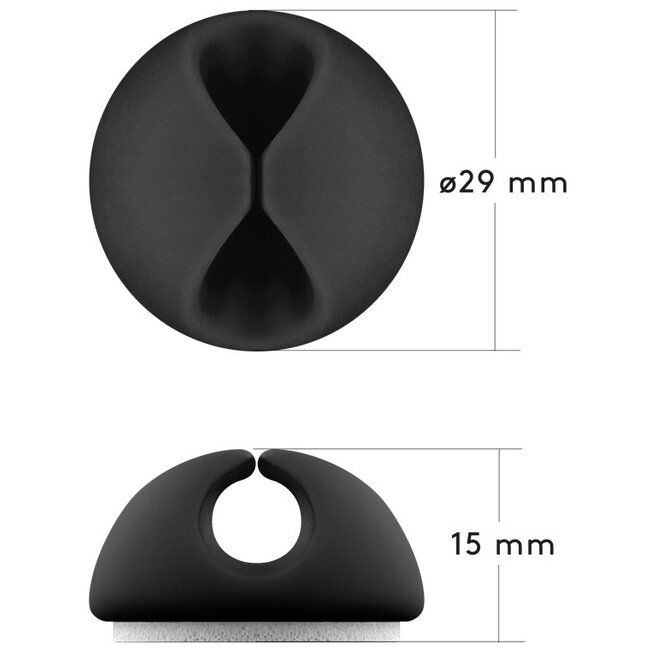 Goobay Cable Management Set, Black