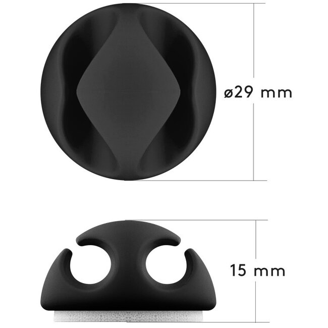 Goobay Cable Management Set, Black