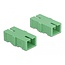 Delock Optical Fiber Coupler SC Simplex female to SC Simplex female 4 pieces