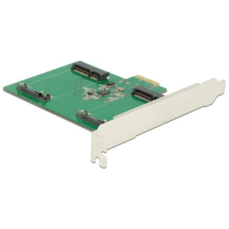 DeLOCK Delock PCI Express Card > 2 x internal mSATA