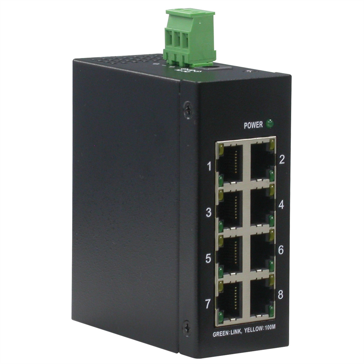 Roline Industrie Switch 8x RJ-45, unmanaged