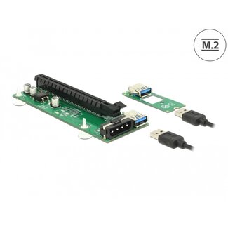 DeLOCK Delock Riser Card M.2 Key B+M > PCI Express x16 with 30 cm USB cable