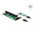 Delock Riser Card M.2 Key B+M > PCI Express x16 with 30 cm USB cable