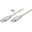 Goobay USB 2.0 Hi-Speed Cable with USB Certificate, Grey 2 m