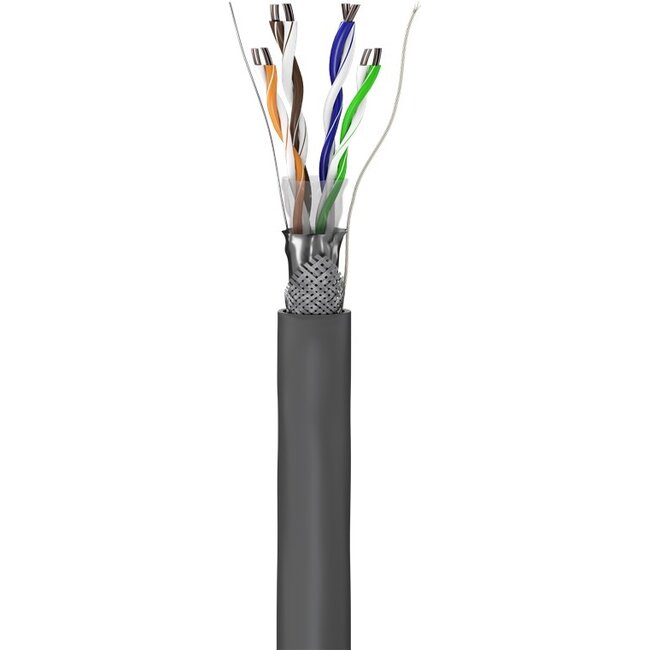 Goobay CAT 5e network cable, SF/UTP, grey 305 m