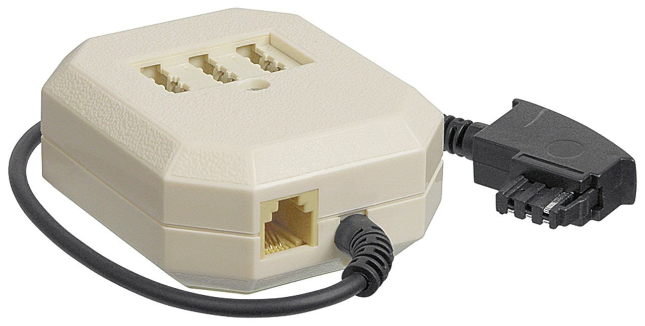 Goobay 50281. Aansluiting 1: TAE F. Lengte snoer: 0,2 m