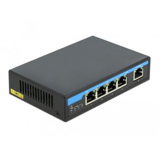 DeLOCK Delock Gigabit Ethernet Switch 4 Port PoE + 1 RJ45