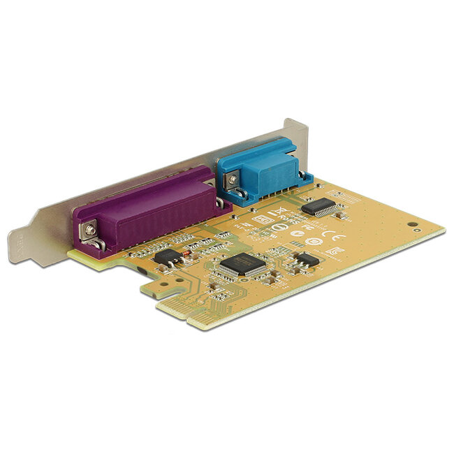 Delock PCI Express Card to 1 x Serial + 1 x Parallel