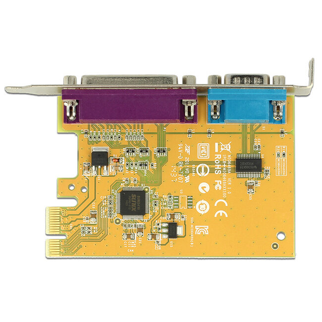 Delock PCI Express Card to 1 x Serial + 1 x Parallel