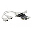 Delock PCI Express Card to 2 x Serial RS-232 with voltage supply 5 V / 12 V