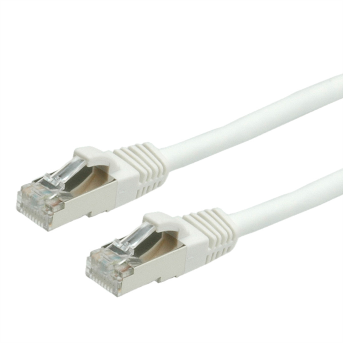 Roline Value S/FTP Patchkabel Cat.6, LS0H, wit, 7m. Kleur van het product: Wit. Impedantie: 100 Ohm, Lengte: 7 mm