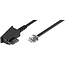 Goobay TAE-F Cable (Universal Pinout), black 3 m