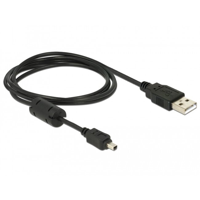 Delock Camera cable USB-B mini 4 pin male to USB-A 1,5 m male