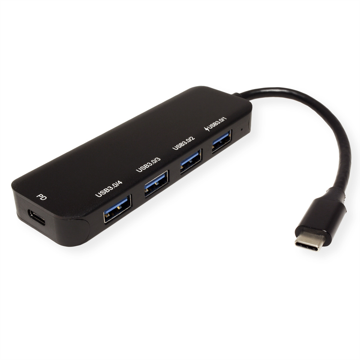 Roline Value 14.99.5038. Hostinterface: USB 3.2 Gen 1 (3.1 Gen 1) Type-C, Hub-interfaces: USB 3.2 Gen 1 (3.1 Gen 1) Type-A, USB 3.2 Gen 1 (3.1 Gen 1) Type-C. Overdrachtssnelheid: 5