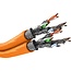 Goobay CAT 7A Duplex Network Cable, S/FTP (PiMF), orange 500 m