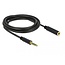 Delock Extension Cable Stereo Jack 4.4 mm 5 pin male to female 3 m black