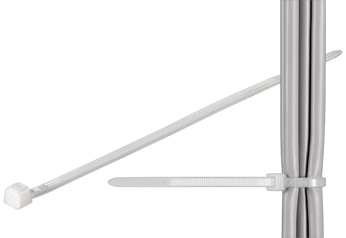 Pro Cable Ties Trans. - 3.5mm/368mm