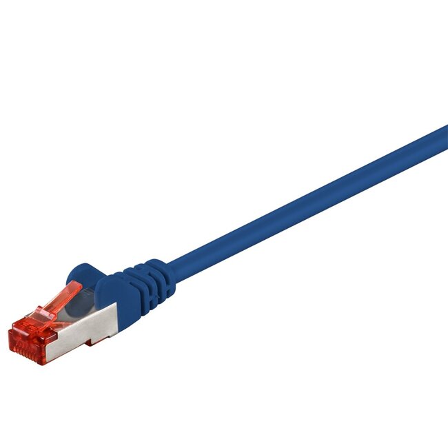 Goobay CAT 6 Patch Cable, S/FTP (PiMF), blue 1.5 m