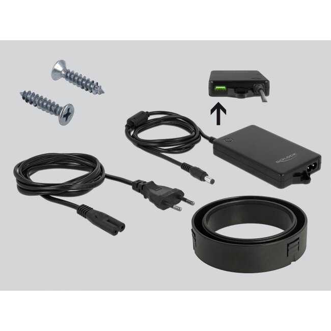 Delock USB Type-C™ Charger PD 85 W + Qualcomm Quick Charge 3.0 for table mounting