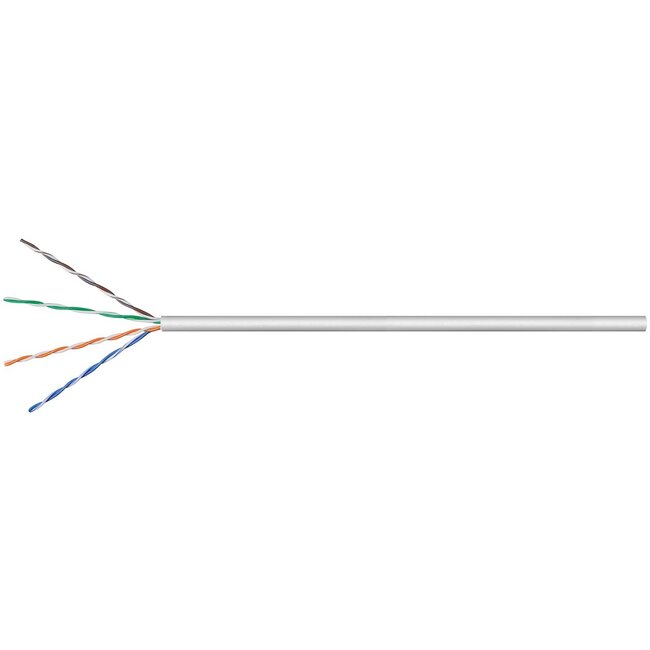 Goobay CAT 5e Network Cable, U/UTP, grey 100 m