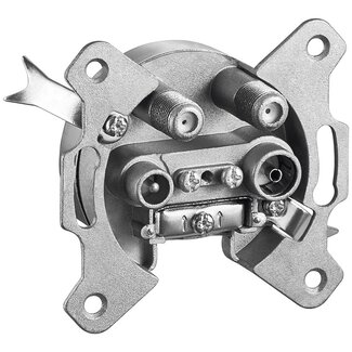 Goobay Goobay 4-Hole Antenna Stub/End Socket