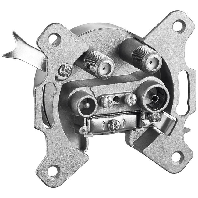 Goobay 4-Hole Antenna Stub/End Socket