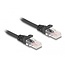 Delock RJ45 Coiled Cable male to male Cat.5e 1 m black