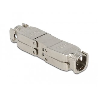 DeLOCK Delock Coupler for network cable Cat.6A STP toolfree