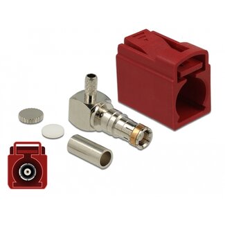 DeLOCK Delock FAKRA L jack 90° for crimping