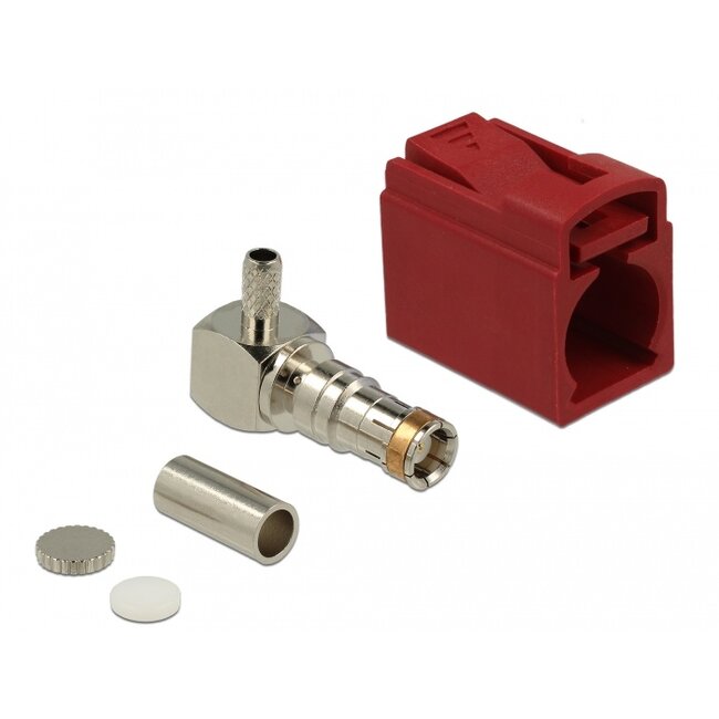 Delock FAKRA L jack 90° for crimping