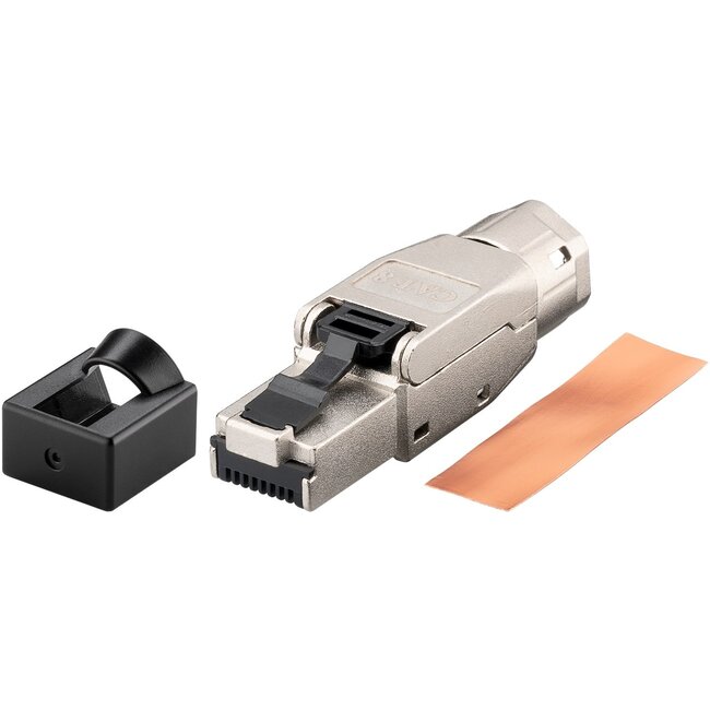 Goobay CAT 8.1 STP-Shielded RJ45 Connector for Field Assembly